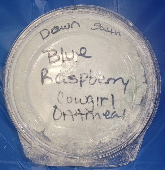 Blue Raspberry Down South Cowgirl oatmeal