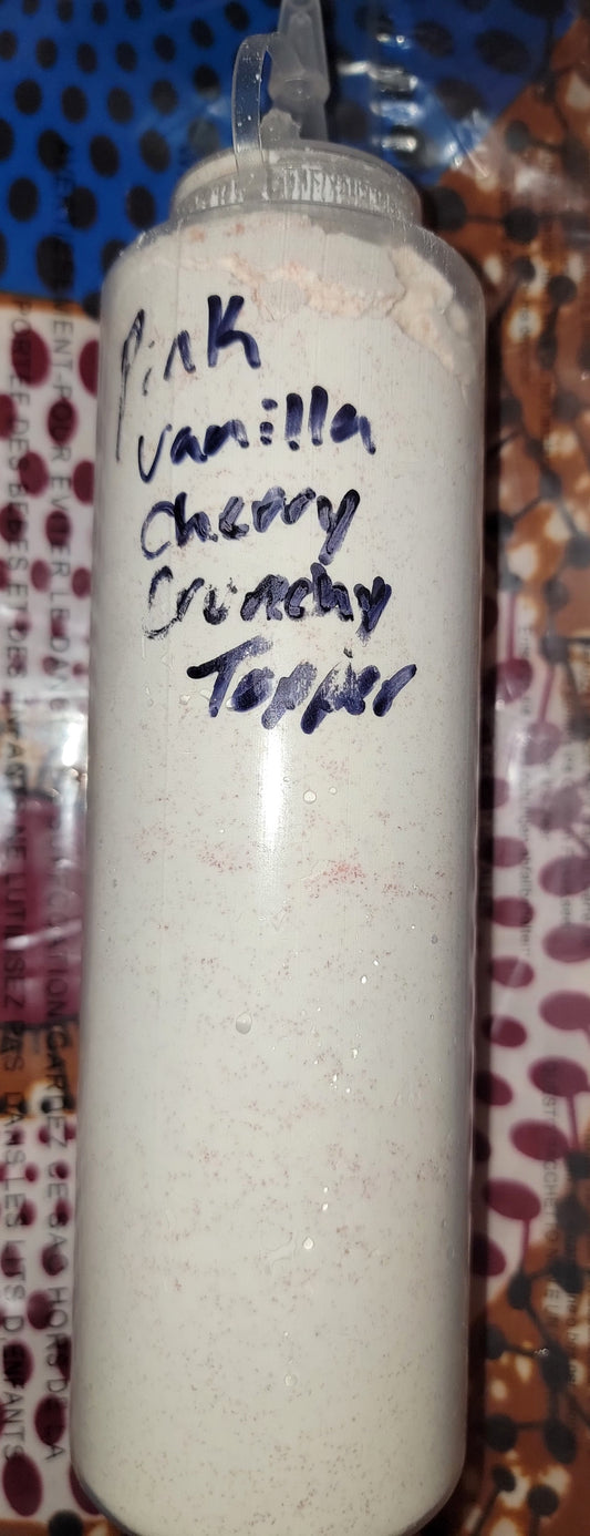 Pink Vanilla Cherry Crunchy Topper