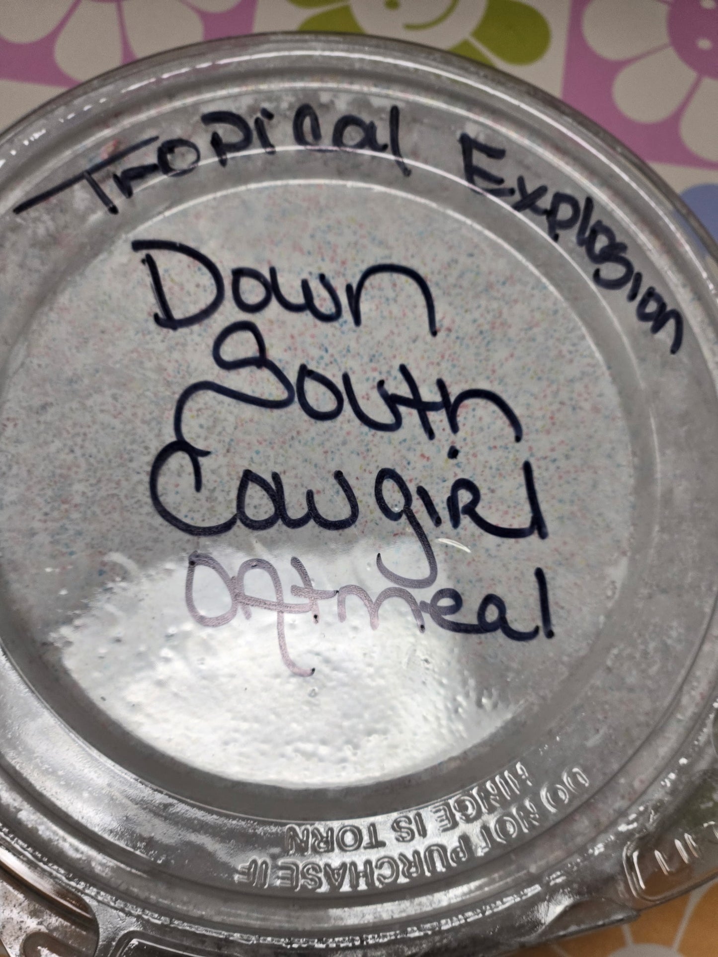 Tropical explosion Down South Cowgirl oatmeal